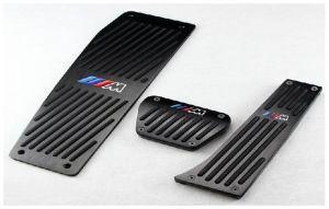Накладки на педали "M-Style", черные, алюминий, 3шт, для авто BMW X1 E84 AT, BMW 1-Series AT, BMW 2-Series AT, BMW 3-Series AT, BMW 4-Series AT