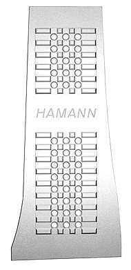 Накладка под левую ногу (серая) Hamann 80G30132 для BMW G30 G31 (оригинал, Германия)  