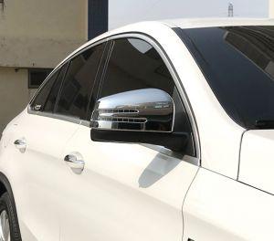 Накладки на зеркала хромированные для Mercedes-Benz C292 GLE Coupe 2015-