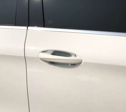 Накладки под ручки дверей хромированные IDFR 1-MB355-08C для Mercedes-Benz C292 GLE Coupe 2015-