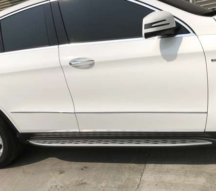 Молдинги на двери хромированные IDFR 1-MB355-10C для Mercedes-Benz C292 GLE Coupe 2015-