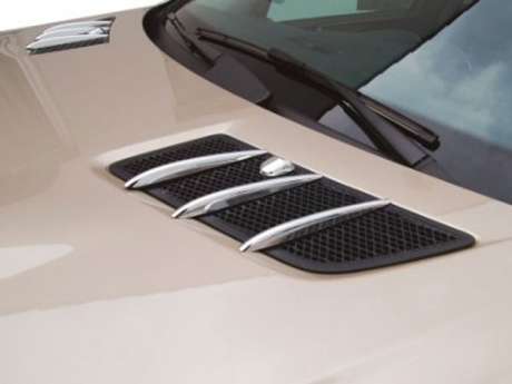 Накладки на воздухозаборники капота хромированные для Mercedes Benz W164 ML Class 2006-2011
