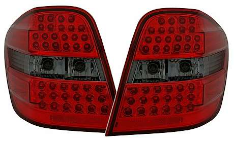 Задние фонари диодные красные с темными вставками Anzo для Mercedes-Benz W164 2005-2008 