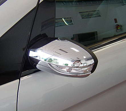 Накладки на зеркала хромированные IDFR 1-MB002-03C для Mercedes Benz W169 A-Class 2004-2011