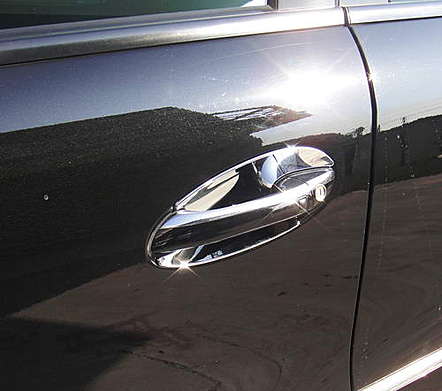 Накладки под ручки дверей хромированные IDFR 1-MB002-05C для Mercedes Benz W169 A-Class 2004-2011