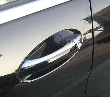 Накладки на ручки дверей хромированные IDFR 1-MB002-07C для Mercedes Benz W169 A-Class 2004-2011