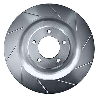 Задние тормозные диски с насечками Rotora R.42077.S для Nissan Qashqai+2 2010-2013 (2WD)