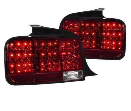 Задняя оптика диодная красная GT Style для Ford Mustang 2005-2009