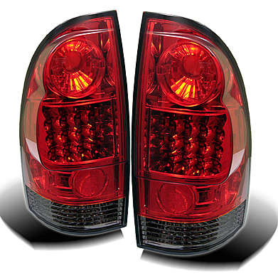 Задняя оптика диодная красная с тонированным задним ходом Spyder Auto 5007940 для Toyota Tacoma 2005-2012