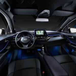 Подсветка пола салона, цвет - синий оригинал для Toyota C-HR 2016-