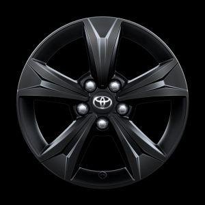 Колесный диск 17’’, черный матовый, 4 шт. оригинал для Toyota C-HR 2016-