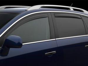 Ветровики на стекла темно-дымчатые комплект 4шт. Whetertech для Toyota Highlander 2014-