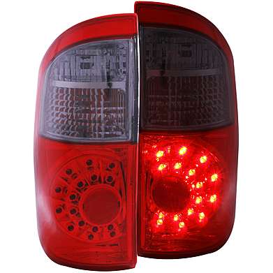 Задняя оптика диодная красная  с темными вставками Anzo 311177 для Toyota Tundra 2000-2006