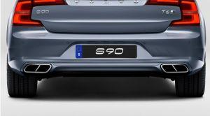 Наконечники для труб, двойные встроенные, и диффузор оригинал для Volvo S90 2017-  