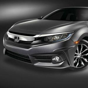 Накладка переднего бампера оригинал для Honda Civic Sedan 2016-
