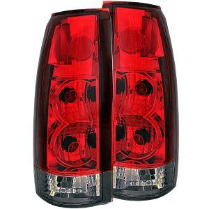 Задняя оптика красная с темными вставками для Cadillac Escalade 1999-2000