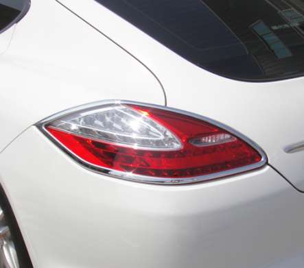 Накладки на задние фонари хромированные 1-PS301-02C для Porsche Panamera 970 2011-
