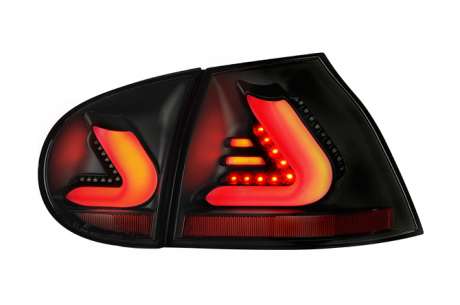 Задняя оптика диодная темно-черная LH 60-1379SB для Volkswagen Golf V 1K 2004-2008