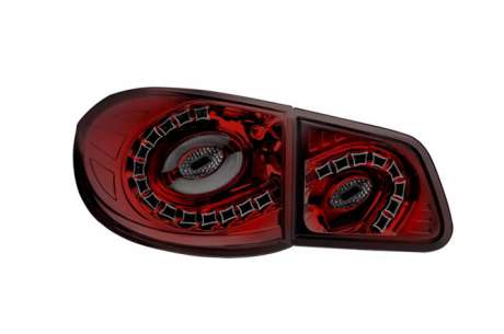 Задняя оптика диодная темно-красная LH 60-1363SR для Volkswagen Tiguan 2007-2011