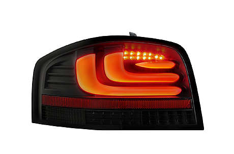 Задняя оптика диодная темно-черная LH 60-1348SB для Audi A3 8P 3D 2003-2013