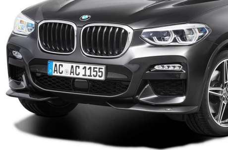 Накладки переднего бампера AC Schnitzer оригинал 5111301310 для BMW X4 G02 2018-