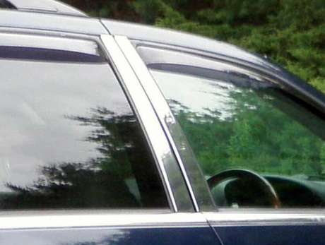 Накладки на стойки дверей хромированные комплект 4шт. для Cadillac SRX 2004-2009