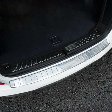 Защитная накладка на задний бампер стальная с логотипом M Style для BMW X3 G01 2018-