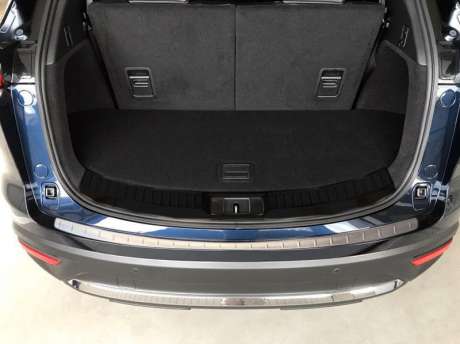 Защитная накладка на задний бампер стальная для Mazda CX-9 2016-2019 