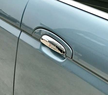 Накладки на ручки дверей хромированные IDFR 1-JR811-10C для Jaguar S-Type 1998-2003