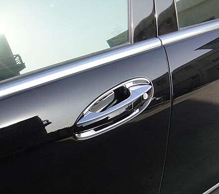 Накладки под ручки дверей хромированные IDFR 1-MB604-08C для Mercedes Benz W221 S Class 2009-2013