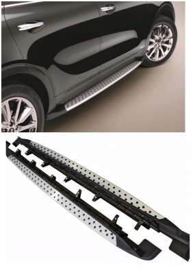 Подножки-ступени OE Style, алюминий, комплект 2шт, для авто Kia Sorento Prime 2015-