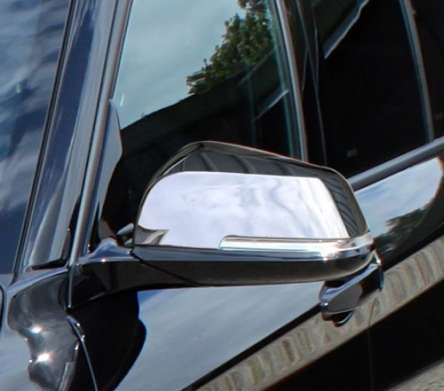 Накладки на зеркала хромированные IDFR 1-BW051-03C для BMW F20 2012-2019