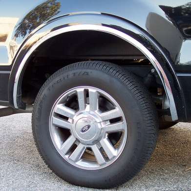 Накладки на колесные арки стальные комплект 4шт. PremiumFX UFT045-UYA для Ford F-150 2004-2014 
