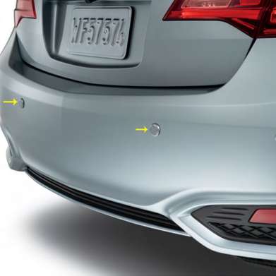 Парктроники в задний бампер крашенные в цвет кузова оригинал 08V67-TX6-XXX для Acura ILX 2015-2019
