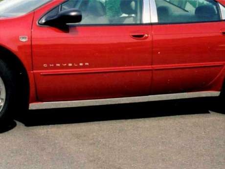 Накладки боковые на пороги комплект 4шт. LuxuryFX LUXFX1237 для Chrysler 300M 1999-2004