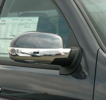 Накладки на зеркала хромированные комплект 2шт. BrighterDesign 67314X для Chevrolet Silverado 2007-2013