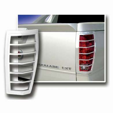 Накладки на задние фонари хромированные PremiumFX PFXT0023 для Cadillac Escalade 2002-2006 