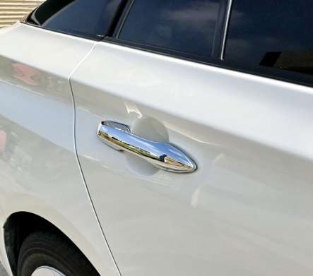 Накладки на ручки дверей хромированные IDFR 1-TA444-05C для Toyota Prius 2016-