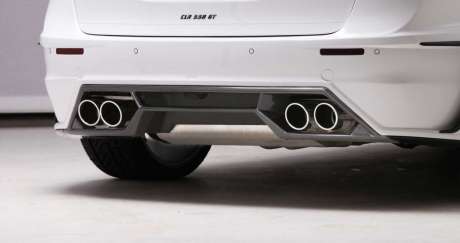 Диффузор заднего бампера (карбон) Lumma CLR 558 GT для Porsche Cayenne 958 (оригинал, Германия)