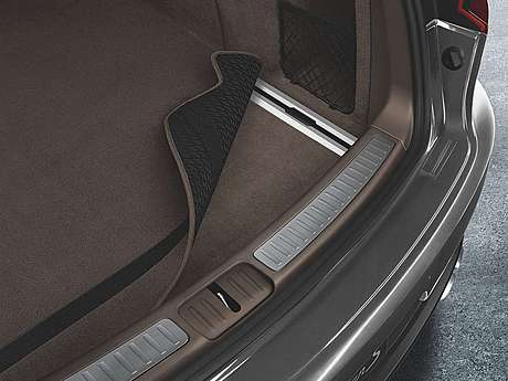Двухсторонний коврик для багажного отсека с окантовкой из нубука 95B 044 800 40 для Porsche Macan 2014-