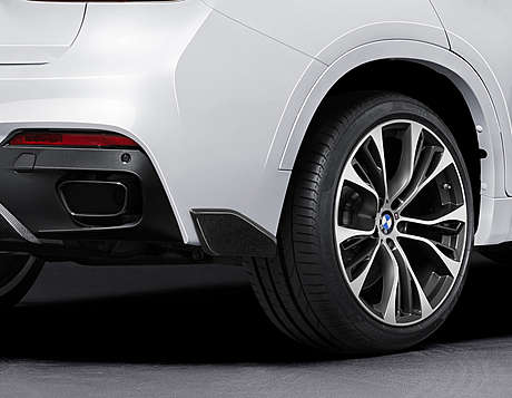 Боковые накладки заднего бампера (карбон) M Performance для BMW X6 (F16) (оригинал, Германия)