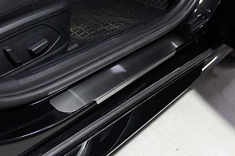 Накладки на пороги (лист шлифованный) 4шт HYUNSON20-08 для Hyundai Sonata 2020-