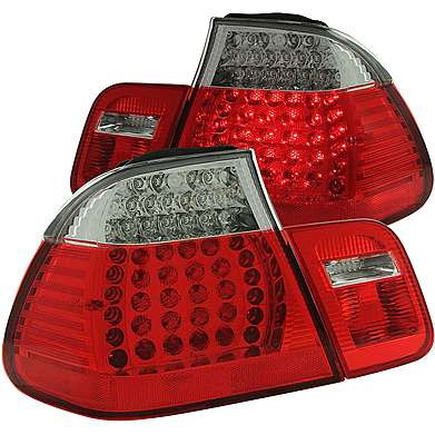 Задние фонари диодные красные Anzo 321004 для BMW E46 4DR 1999-2001