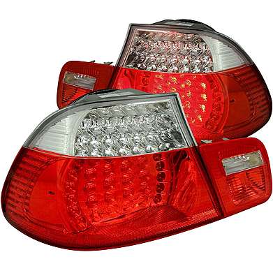 Задние фонари диодные красные Anzo 321105 для BMW E46 2DR 2000-2003
