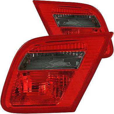 Задние фонари в крышку багажника красные с темными вставками Anzo 221201 для BMW E46 2000-2303 2DR / M3 2001-2006