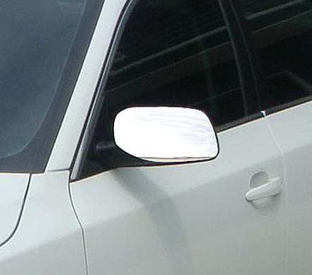 Накладки на зеркала хромированные IDFR 1-BW202-05C для BMW E60 2003-2009