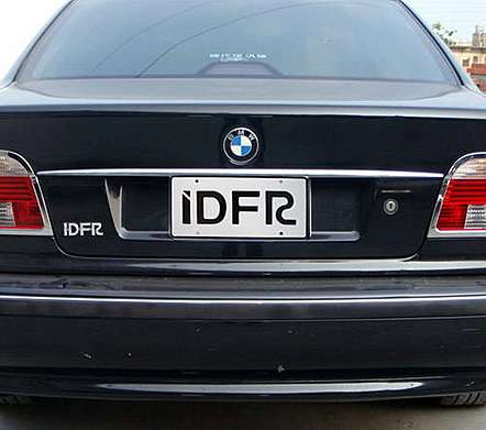 Молдинг на крышку багажника хромированный IDFR 1-BW201-19C для BMW E39 1996-2003