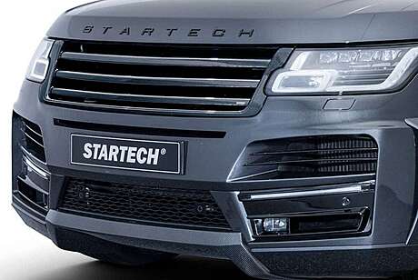 Решетка радиатора (карбон) Startech LG-720-20 для Range Rover 4 рестайлинг 2018-2021