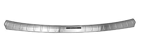 Защитная накладка на задний бампер стальная с логотипом для Mitsubishi Eclipse Cross 2018-2021