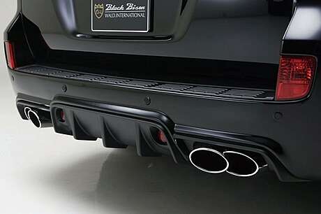 Задний бампер WALD Black Bison для Toyota Land Cruiser 200 (до 03.2012 г.в.) (оригинал, Япония)